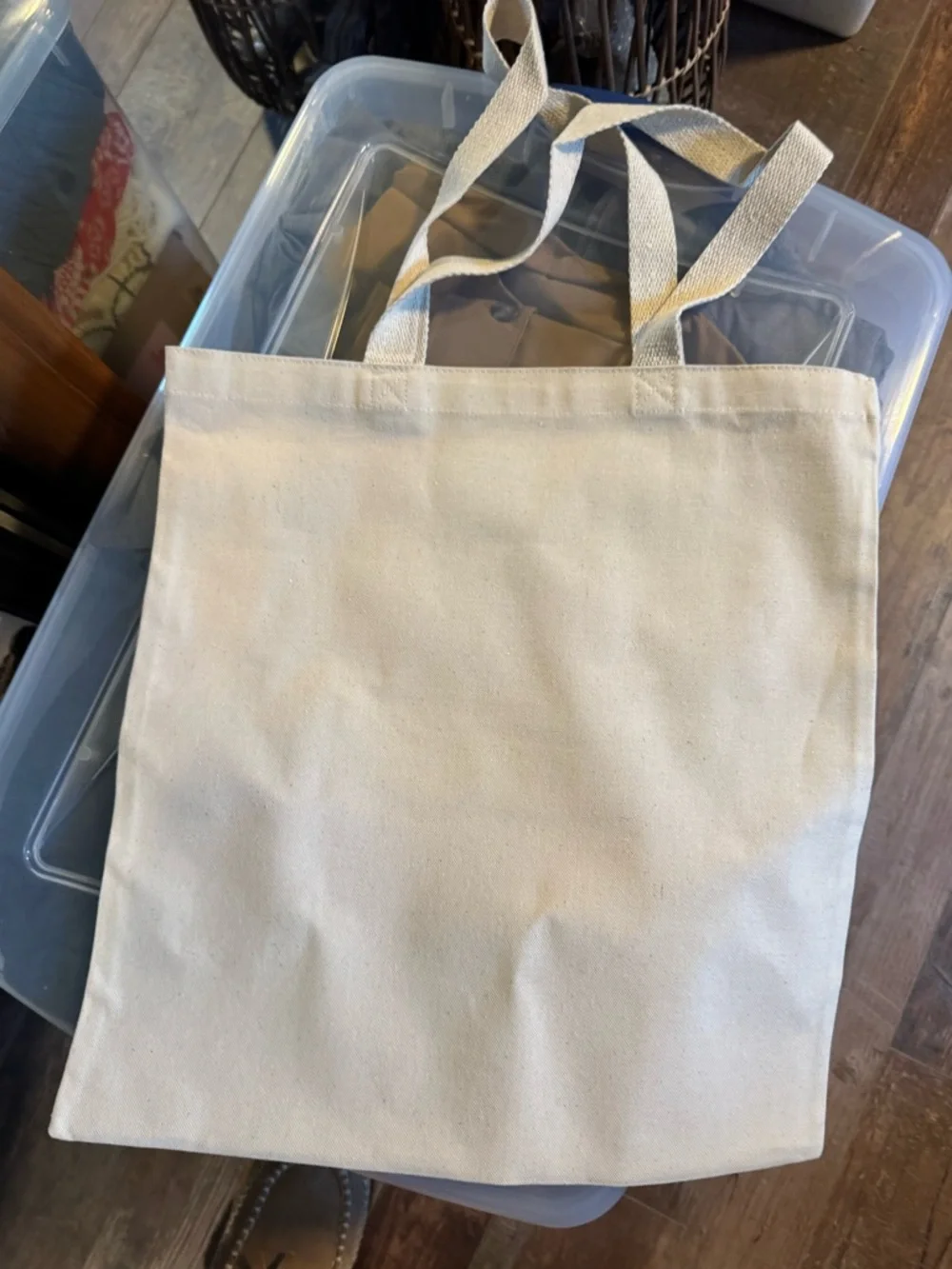 Canvas Rodeo Tote Bag - Picture 2 of 2
